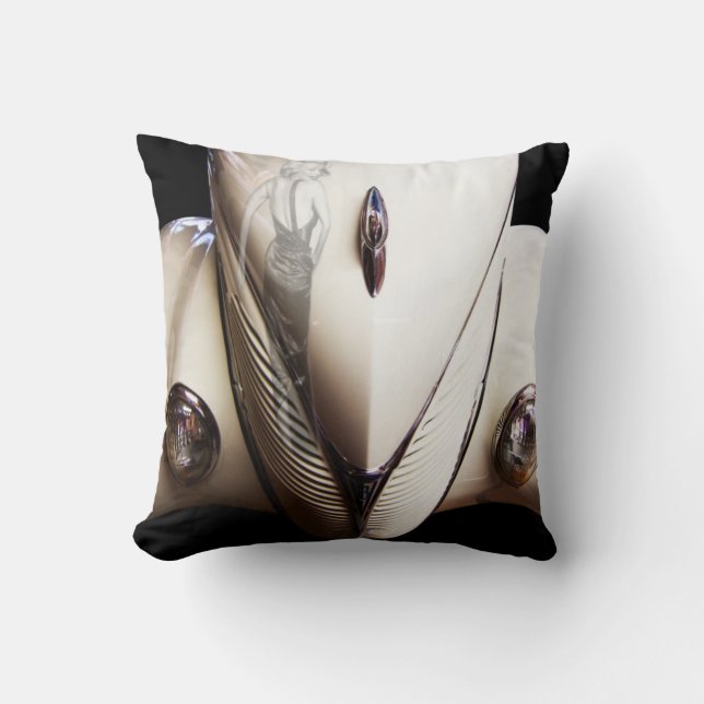 Marilyn's Ride Throw Pillow (Front)