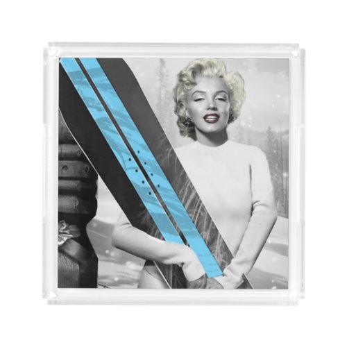 Marilyns Snowboard Acrylic Tray