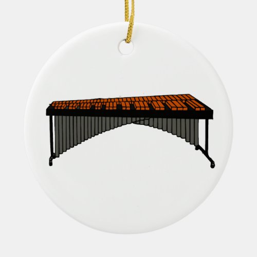 Marimba Design Graphic 1 Ceramic Ornament