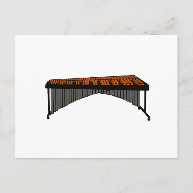 Marimba Design Graphic 1 Postcard (Front)