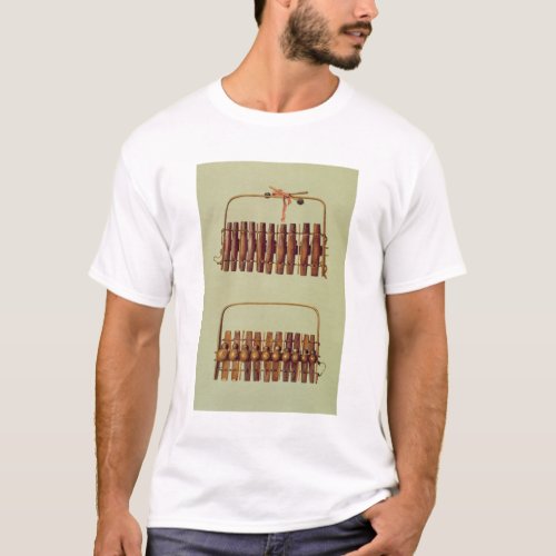 Marimba front and back views South African from T_Shirt