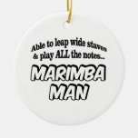 Marimba Man - Music Superhero Ceramic Ornament at Zazzle