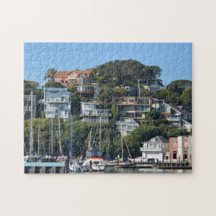 Marin County California sail boats Jigsaw Puzzle