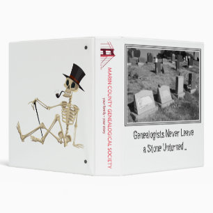 Marin County Genealogy Society Grave Yard Binder