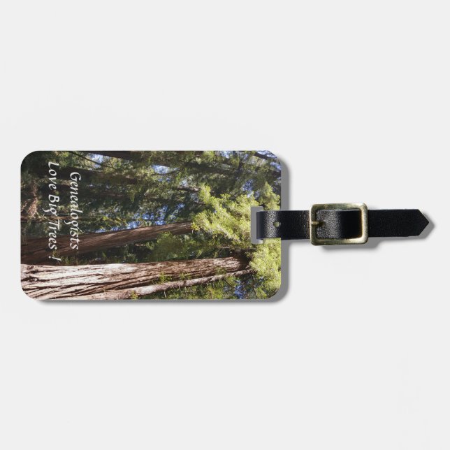 Marin County Genealogy Society Luggage Tag (Front Horizontal)