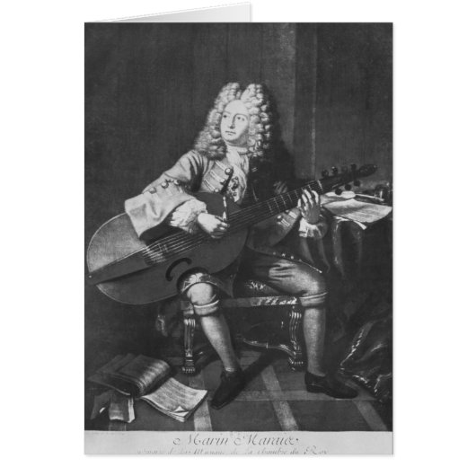 Marin Marais, 1704 Cards (Front)