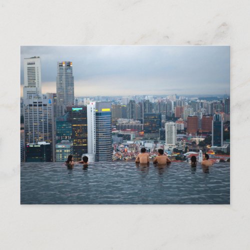 Marina Bay Sands Hotel Singapore Postcard