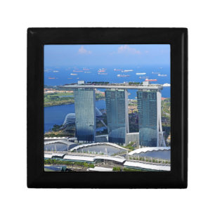 Marina Bay Sands luxury ship shaped hotel Keepsake Box