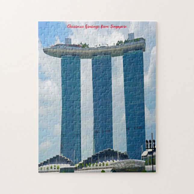 Marina Bay Sands Singapore. Jigsaw Puzzle (Vertical)