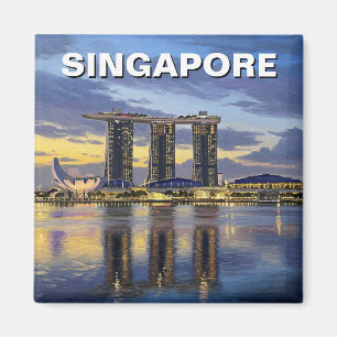 Marina Bay Sands Singapore Magnet
