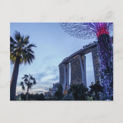 Marina Bay Sands Singapore postcard