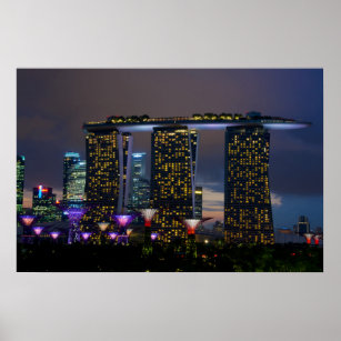 Marina Bay Sands Singapore Poster