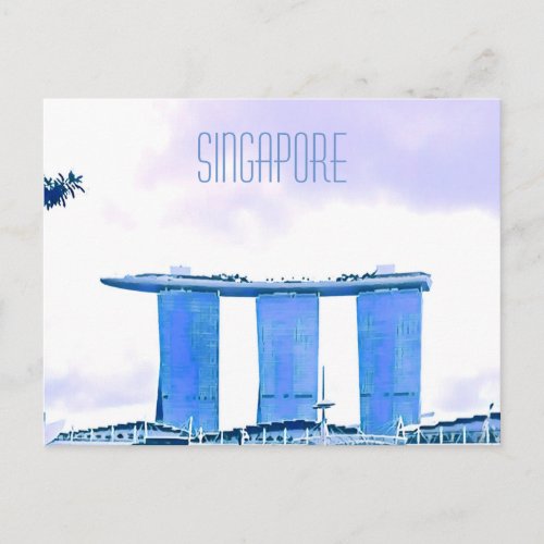 Marina Bay Sands Singapore travel Postcard