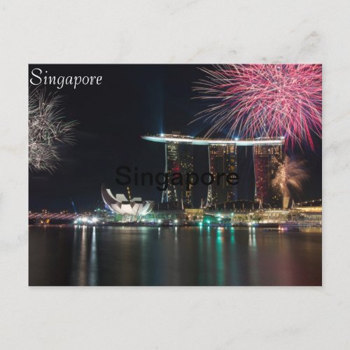 Marina Bay Singapore Postcard