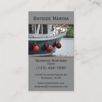 Marina Business Card by LivingLife at Zazzle