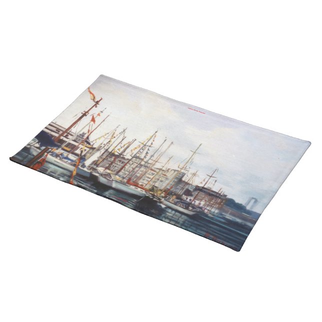 marina cloth placemat (On Table)