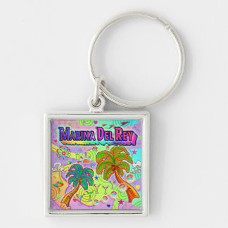 Marina Del Ray Vacation Target Keychain