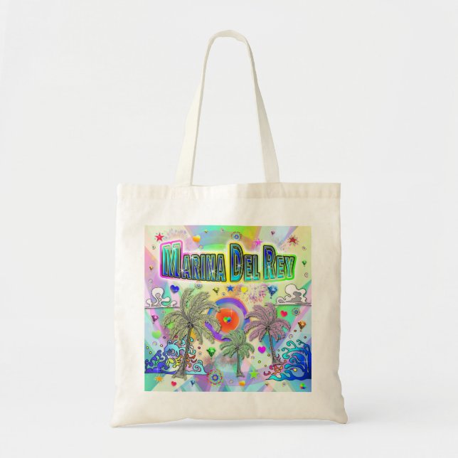 Marina Del Rey Deep Dream Tote Bag (Front)