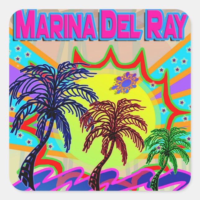 Marina Del Rey Eternal Sticker (Front)