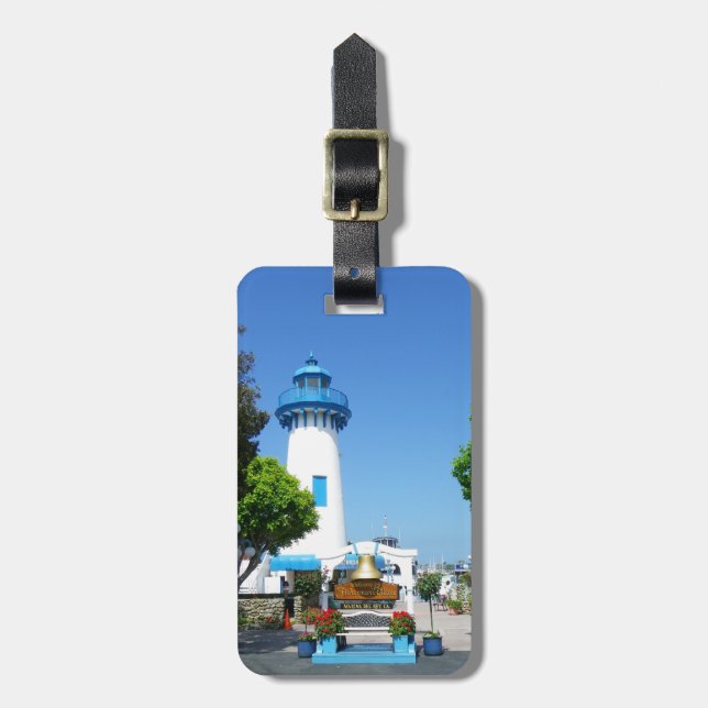Marina Del Rey Luggage Tag! Tag (Front Vertical)