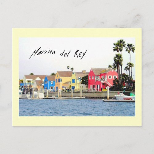 Marina del Rey Postcard