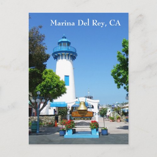 Marina Del Rey Postcard Postcard