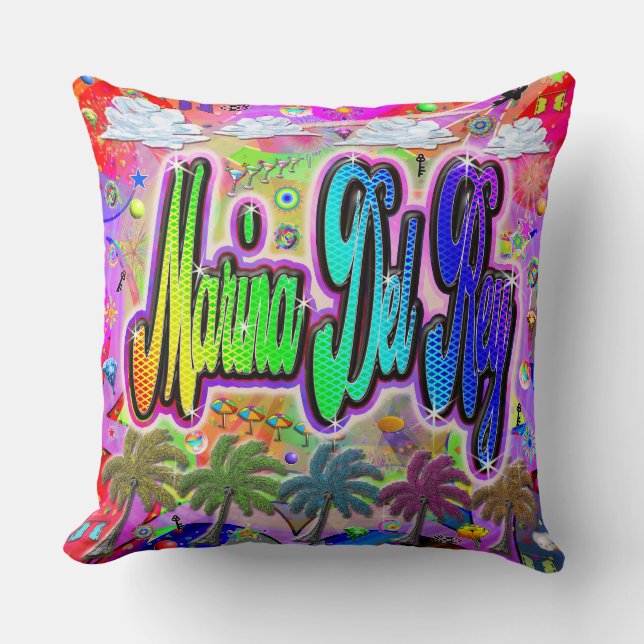 Marina Del Rey Vista Express Pillow (Front)