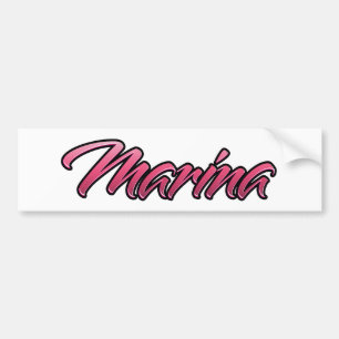 Marina faded pink Aufkleber Sticker