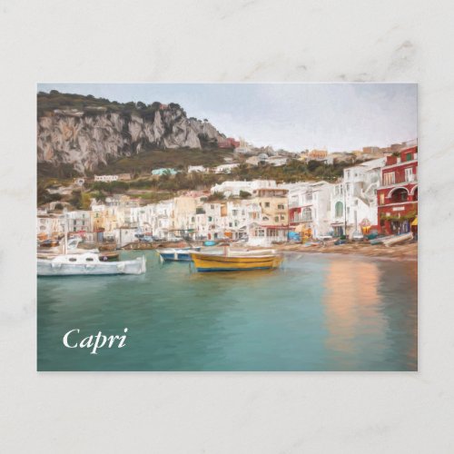 Marina Grande Capri Campania Italy Postcard