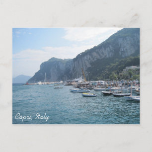 . Marina Grande, Capri, Italy Postcard