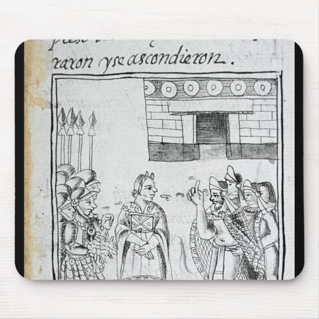 Marina interpreting for the Spaniards Mouse Pad (Front)