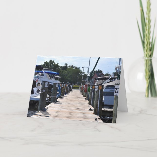Marina Landscape Card (Front)
