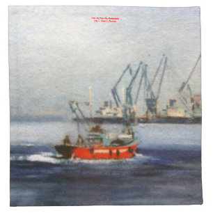 Marina/Mariña/Seascape Cloth Napkin