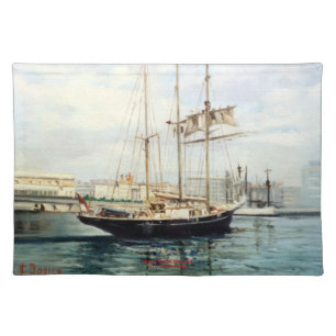 Marina/Mariña/Seascape Cloth Placemat