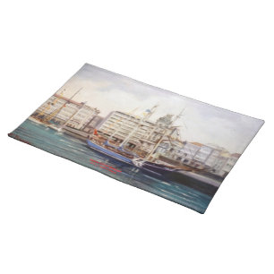Marina/Mariña/Seascape Cloth Placemat