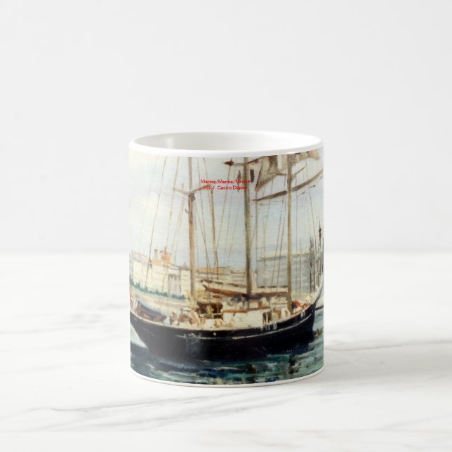 Marina/Mariña/Seascape Coffee Mug (Center)