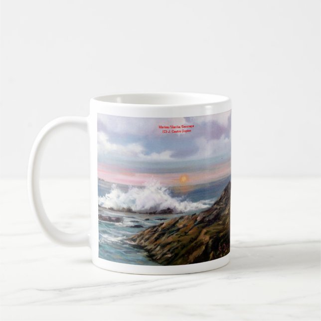 Marina/Mariña/Seascape Coffee Mug (Left)