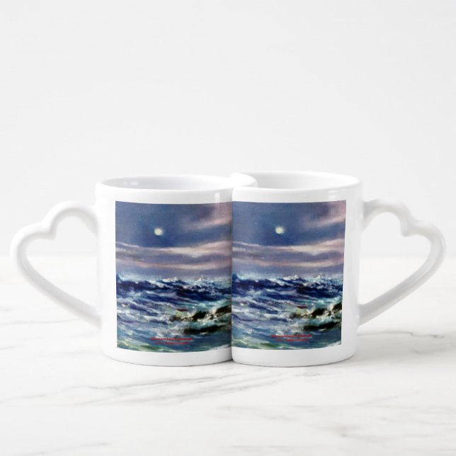 Marina/Mariña/Seascape Coffee Mug Set (Front Nesting)