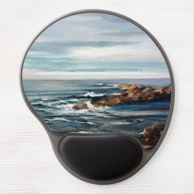 Marina/Mariña/Seascape Gel Mouse Pad (Front)