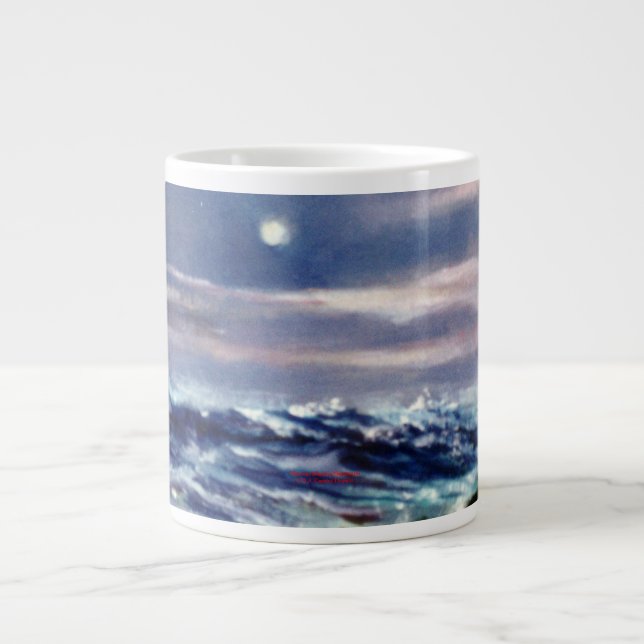 Marina/Mariña/Seascape Giant Coffee Mug (Front)