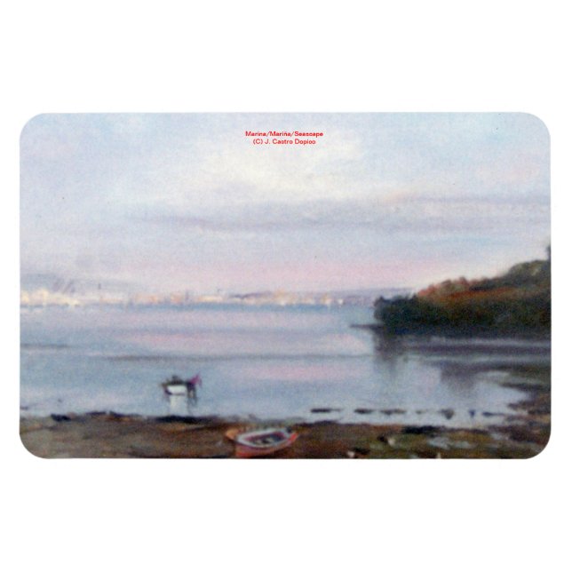 Marina/Mariña/Seascape Magnet (Horizontal)