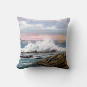 Marina/Mariña/Seascape Throw Pillow