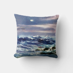 Marina/Mariña/Seascape Throw Pillow