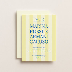 MARINA Modern Wedding Invitation