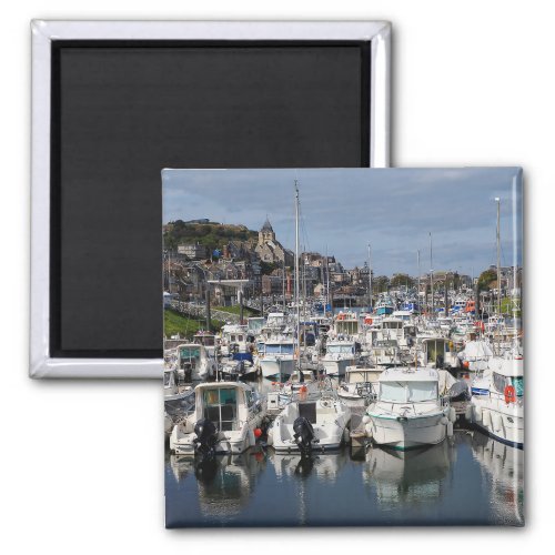 Marina of Le Trport in France   Magnet