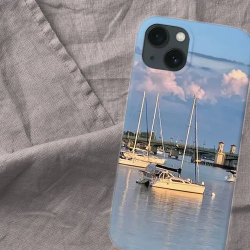 Marina on The River at Sunset iPhone 13 Case