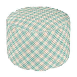 Marina Plaid Pouf