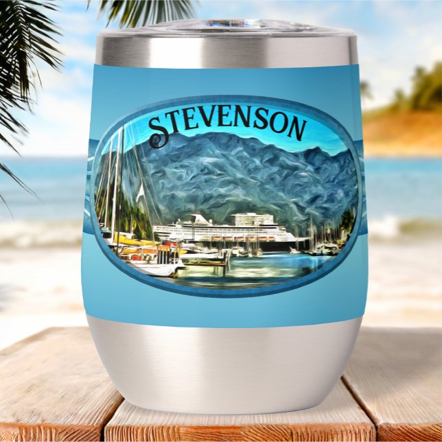Marina Vallarta 0946  Thermal Wine Tumbler (Creator Uploaded)