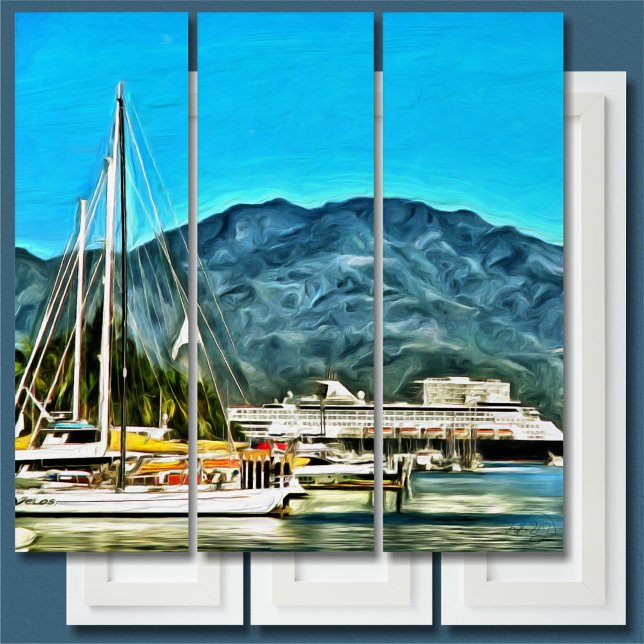 Marina Vallarta 0946 Triptych (Creator Uploaded)
