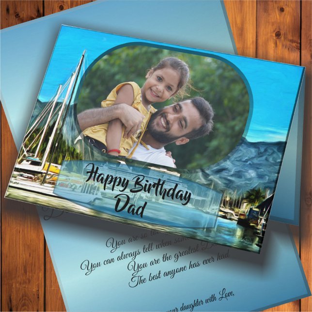 Marina Vallarta Happy Birthday Dad 0946 Card (Creator Uploaded)